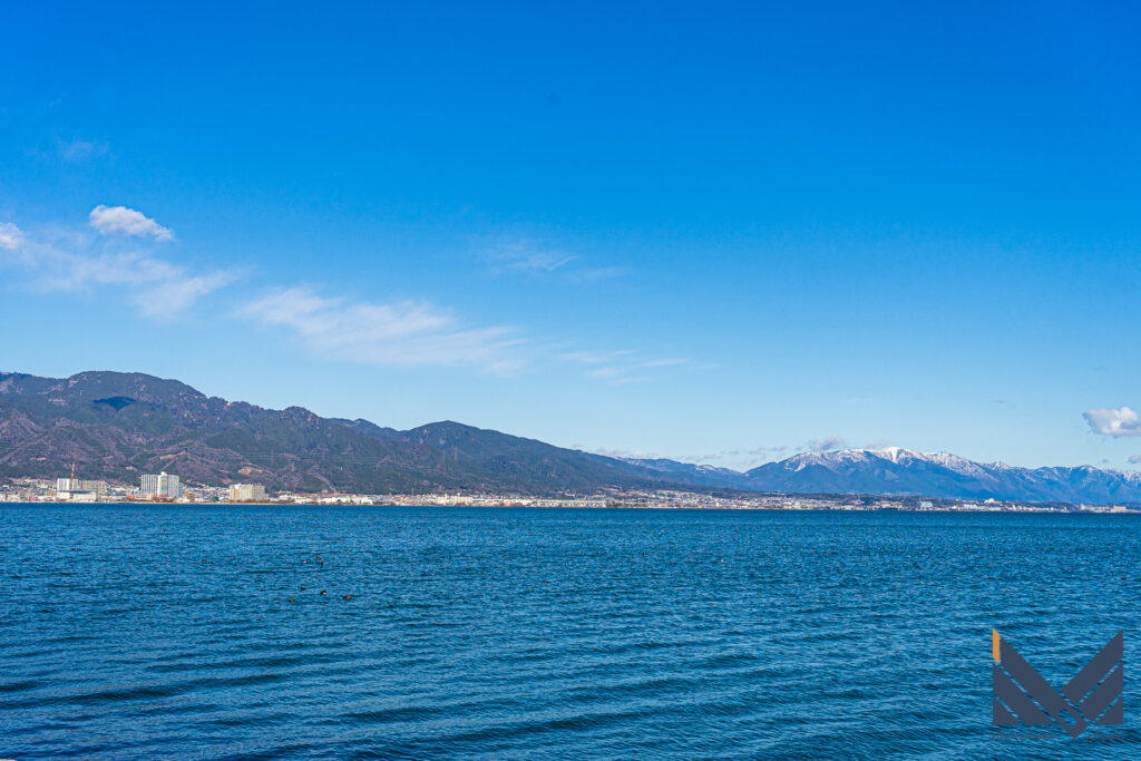 2021年1月6日　琵琶湖湖畔の風景