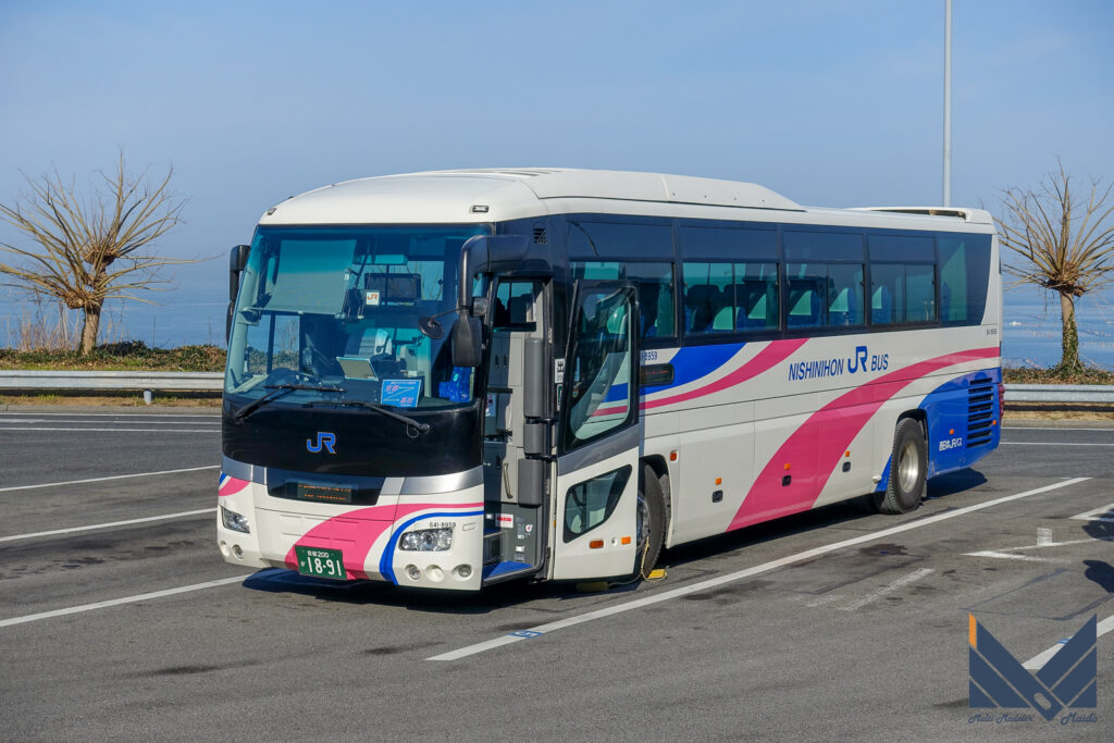 2018年2月　小豆島旅行　高速バス