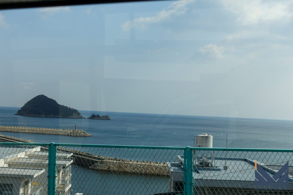 2018年2月　チェレステ小豆島　福田港へのバスからの風景