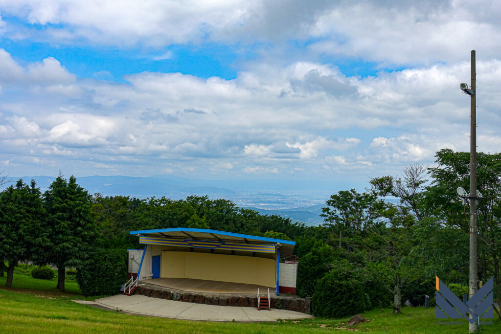 生駒山上遊園地からの風景